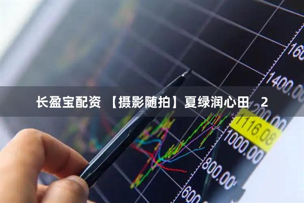 长盈宝配资 【摄影随拍】夏绿润心田&#160; &#160;2