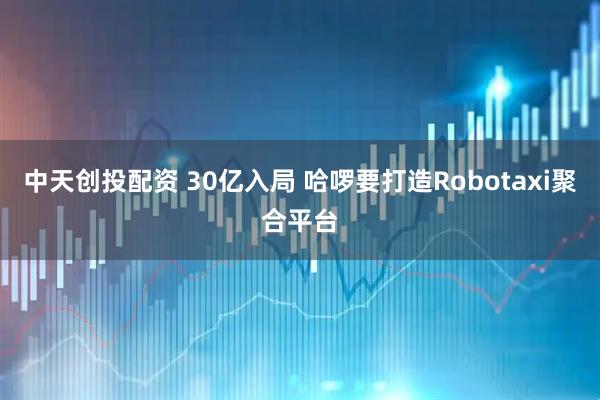 中天创投配资 30亿入局 哈啰要打造Robotaxi聚合平台